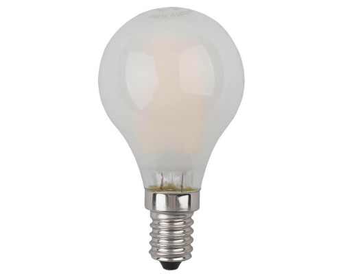 Лампа светодиодная филаментная ЭРА E14 7W 2700K матовая F-LED P45-7W-827-E14 frost Б0027956 Лампа светодиодная филаментная ЭРА E14 7W 2700K матовая F-LED P45-7W-827-E14 frost Б0027956