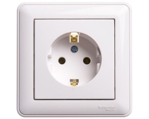 Розетка 2К+З Systeme Electric W59 16A 250V белая RS16-154-18 Розетка 2К+З Systeme Electric W59 16A 250V белая RS16-154-18
