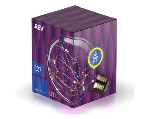 Лампа светодиодная REV VINTAGE RGB Starry G95 E27 2W 2700К DECO Premium 200Lm шар 32446 1 Лампа светодиодная REV VINTAGE RGB Starry G95 E27 2W 2700К DECO Premium 200Lm шар 32446 1