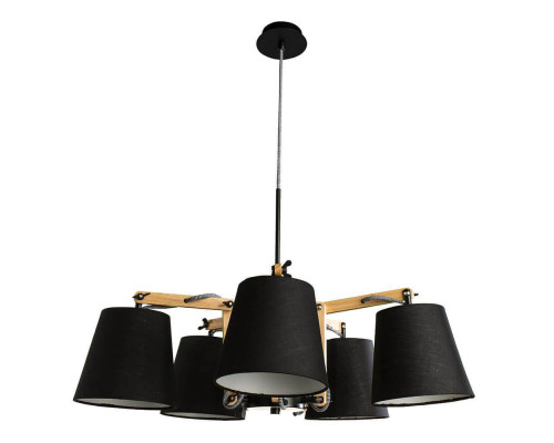 Подвесная люстра Arte Lamp Pinoccio A5700LM-5BK Подвесная люстра Arte Lamp Pinoccio A5700LM-5BK