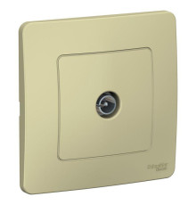ТВ-розетка Systeme Electric Blanca бежевая BLNTS000017