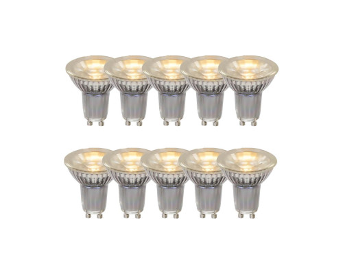 Лампа светодиодная Lucide GU10 5W 2700K MR16 прозрачная 49008/10/60