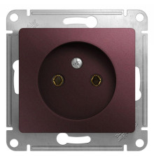 Розетка 2К Systeme Electric Glossa 16A 250V баклажановая GSL001141