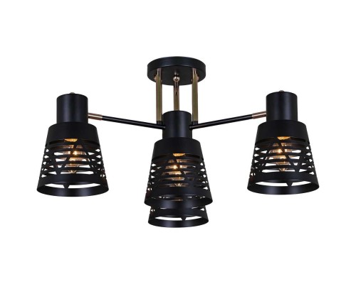 Люстра Reluce 06074-3.3-04 BK+FG Люстра Reluce 06074-3.3-04 BK+FG