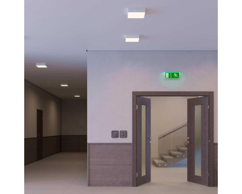 Потолочный светодиодный светильник Arlight IM-Quadro-Emergency-3H-S175x175-19W Warm3000 040926 Потолочный светодиодный светильник Arlight IM-Quadro-Emergency-3H-S175x175-19W Warm3000 040926