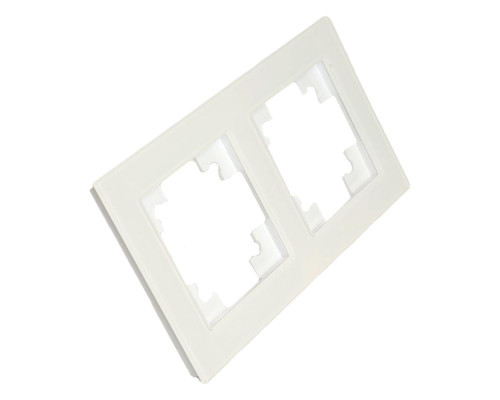 Рамка 2-постовая Stekker Катрин белый матовый GFR00-7002-01M 49595 Рамка 2-постовая Stekker Катрин белый матовый GFR00-7002-01M 49595