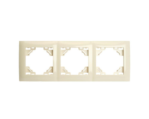 Рамка 3-постовая Stekker Эрна Элегант слоновая кость PFR00-9013-02 49668 Рамка 3-постовая Stekker Эрна Элегант слоновая кость PFR00-9013-02 49668