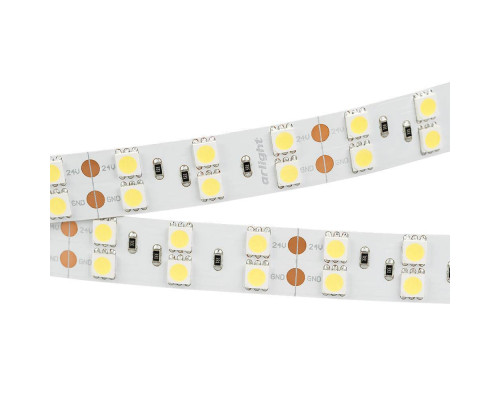 Светодиодная лента Arlight 28,8W/m 120LED/m 5060SMD белый 5M 011256(1) Светодиодная лента Arlight 28,8W/m 120LED/m 5060SMD белый 5M 011256(1)