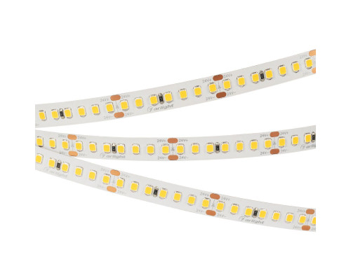 Светодиодная лента Arlight 17W/m 168Led/m 2835SMD теплый белый 5M UL-A168-10mm 24V Warm3500 042325