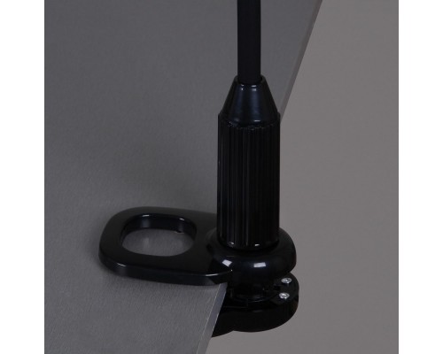 Настольная светодиодная лампа на струбцине Reluce 00821-0.7-01 BK