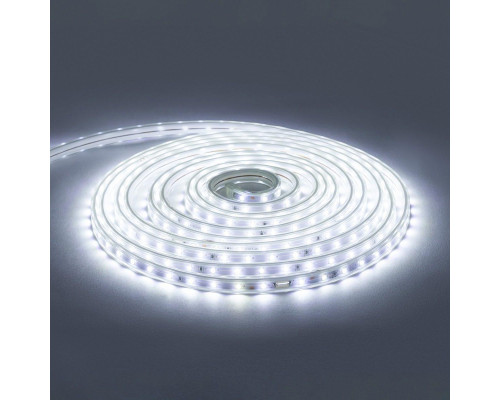 Светодиодная влагозащищенная лента Apeyron 6W/m 60LED/m 2835SMD холодный белый 5M 10-55 Светодиодная влагозащищенная лента Apeyron 6W/m 60LED/m 2835SMD холодный белый 5M 10-55