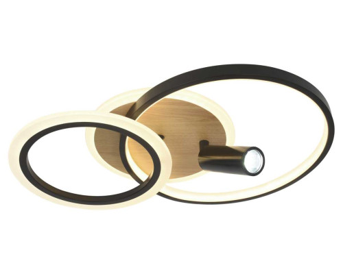 Светильник потолочный светодиодный ЭРА Модерн Rondo CLL-1-85-RC BK Б0069745 Светильник потолочный светодиодный ЭРА Модерн Rondo CLL-1-85-RC BK Б0069745