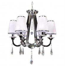 Подвесная люстра Lumina Deco Milesia LDP 8926-6 WT+CHR