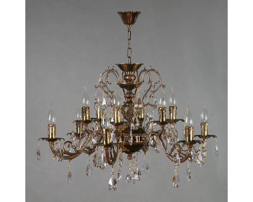 Подвесная люстра Ambiente Alicante 8888/6+6 PB Tear drop