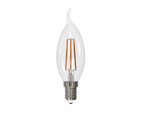 Лампа светодиодная филаментная Uniel E14 11W 3000K прозрачная LED-CW35-11W/3000K/E14/CL PLS02WH UL-00005170 Лампа светодиодная филаментная Uniel E14 11W 3000K прозрачная LED-CW35-11W/3000K/E14/CL PLS02WH UL-00005170