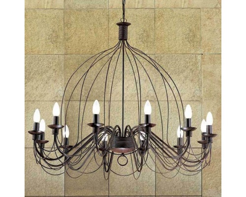 Подвесная люстра Ideal Lux Corte SP12 Ruggine 097671 Подвесная люстра Ideal Lux Corte SP12 Ruggine 097671