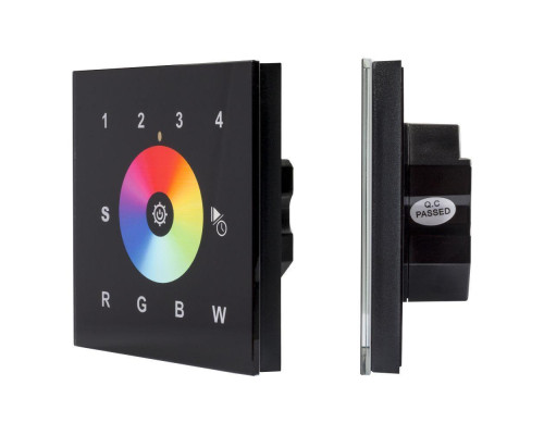 Панель управления Arlight Dali-901-11-4G-RGBW-DT8-IN Black 037201 Панель управления Arlight Dali-901-11-4G-RGBW-DT8-IN Black 037201