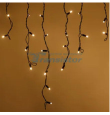 Светодиодная гирлянда Arlight ARD-ICICLE-CLASSIC-5000x500-BLACK-160LED-FLASH Warm (230V, 10W, IP65) 042726