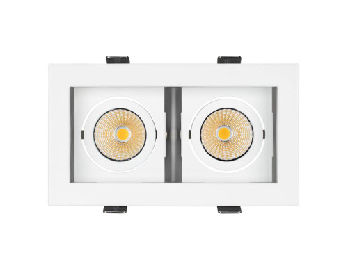 Встраиваемый светодиодный светильник Arlight CL-Kardan-S180x102-2x9W Day 024138 Встраиваемый светодиодный светильник Arlight CL-Kardan-S180x102-2x9W Day 024138