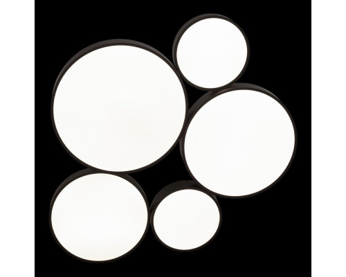 Потолочная светодиодная люстра Loft IT Drum 10218 Black Потолочная светодиодная люстра Loft IT Drum 10218 Black