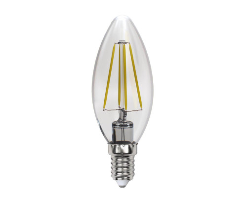 Лампа светодиодная филаментная Uniel E14 13W 3000K прозрачная LED-C35-13W/3000K/E14/CL PLS02WH UL-00005899 Лампа светодиодная филаментная Uniel E14 13W 3000K прозрачная LED-C35-13W/3000K/E14/CL PLS02WH UL-00005899