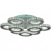 Потолочная светодиодная люстра Reluce 03900-0.3-6+3A WH+CR (RGB)