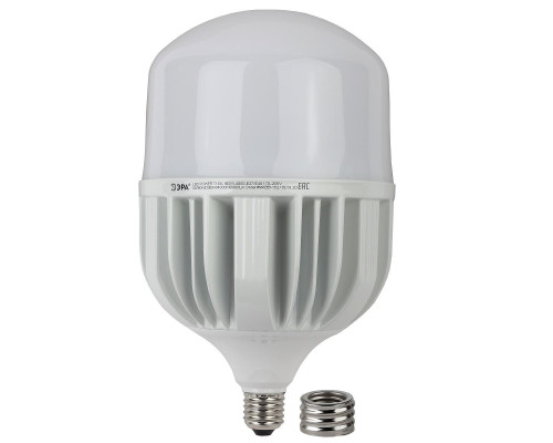 Лампа светодиодная сверхмощная ЭРА E27/E40 150W 4000K матовая LED POWER T160-150W-4000-E27/E40 Б0051795
