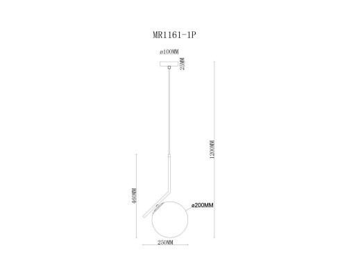 Подвесной светильник MyFar Pierre MR1161-1P