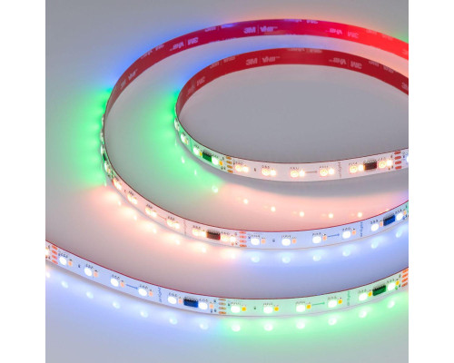 Светодиодная лента Arlight Бегущий огонь 6W/m 60Led/m 5060/2835SMD разноцветный/теплый белый 5M SPI-BA120-12mm 24V RGBW-Warm-PX6-BPT 040620 Светодиодная лента Arlight Бегущий огонь 6W/m 60Led/m 5060/2835SMD разноцветный/теплый белый 5M SPI-BA120-12mm 24V RGBW-Warm-PX6-BPT 040620