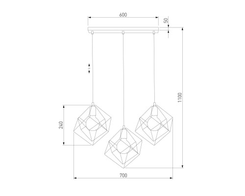 Подвесной светильник TK Lighting 190 Alambre