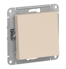 Переключатель одноклавишный Systeme Electric AtlasDesign 10A 250V бежевый ATN000261