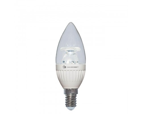 Лампа светодиодная диммируемая Наносвет E14 6,5W 2700K прозрачная LC-CDCL-D-6.5/E14/827 L230 Лампа светодиодная диммируемая Наносвет E14 6,5W 2700K прозрачная LC-CDCL-D-6.5/E14/827 L230