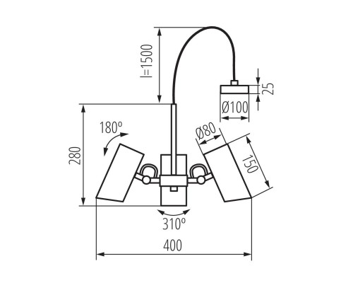 Подвесной светильник Kanlux AGZAR C 3xE14 W 36253 Подвесной светильник Kanlux AGZAR C 3xE14 W 36253