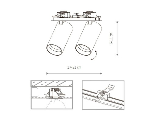 Встраиваемый спот Nowodvorski Mono Surface 7828 Встраиваемый спот Nowodvorski Mono Surface 7828