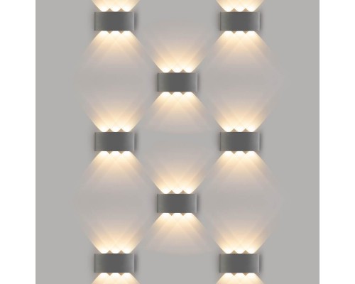 Уличный настенный светодиодный светильник Elektrostandard 1551 Techno LED Twinky Trio a038417 Уличный настенный светодиодный светильник Elektrostandard 1551 Techno LED Twinky Trio a038417