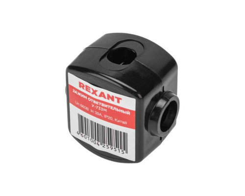 Зажим ответвительный У-733М (16-35/1,5-10 мм?) IP20 (сжим, орех) REXANT 07-0733 Зажим ответвительный У-733М (16-35/1,5-10 мм?) IP20 (сжим, орех) REXANT 07-0733