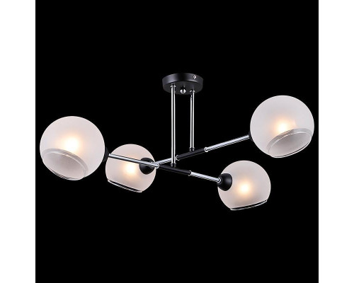 Потолочная люстра Illumico IL9900-4CSQ-79 CR BK Потолочная люстра Illumico IL9900-4CSQ-79 CR BK