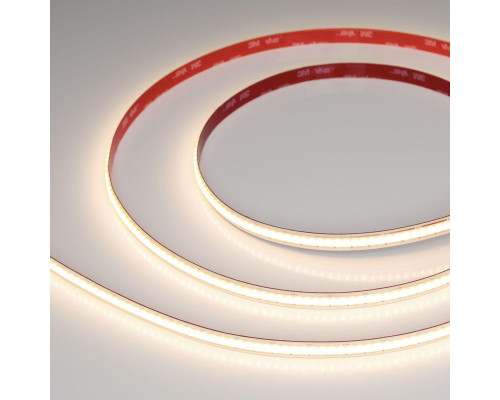 Светодиодная лента Arlight 10W/m 480Led/m CSP теплый белый 5M COB-X480-10mm 24V Warm3000 044196