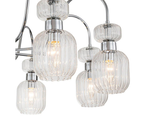 Потолочная люстра Escada Gloss 1141/8PL Chrome/Clear Потолочная люстра Escada Gloss 1141/8PL Chrome/Clear