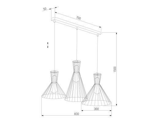 Подвесной светильник TK Lighting 3352 Sahara