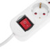 Удлинитель STANDARD 5 гнезд, 5м, 3х1,0мм?, с/з, с выключателем, 2 USB, белый REXANT 13-4036