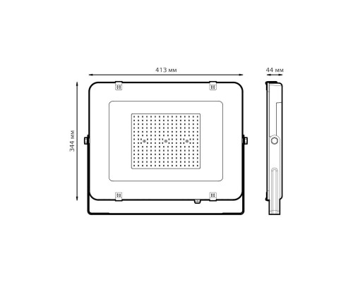 Прожектор светодиодный Gauss Elementary 200W 6500К 691511200