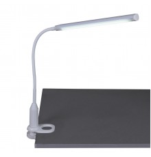 Настольная светодиодная лампа на струбцине Reluce 00821-0.7-01 WT