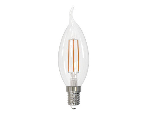 Лампа светодиодная филаментная Volpe E14 5W 3000K прозрачная LED-CW35-5W/3000K/E14/CL/SLF UL-00008334 Лампа светодиодная филаментная Volpe E14 5W 3000K прозрачная LED-CW35-5W/3000K/E14/CL/SLF UL-00008334