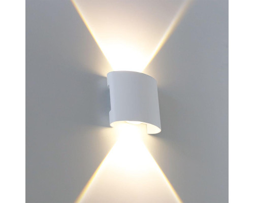 Уличный настенный светодиодный светильник Arte Lamp Bosto A3122AL-2WH Уличный настенный светодиодный светильник Arte Lamp Bosto A3122AL-2WH