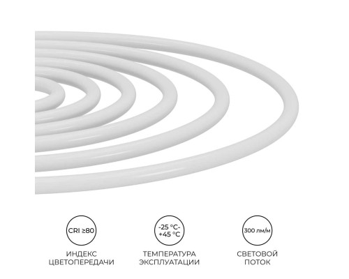 Комплект светодиодного НЕОНа Apeyron 220В, 6Вт/м, 300лм/м, 6500К, smd 2835, 144д/м, круглый, d=14, 10м, IP65 (сетевой шнур, заглушка, крепеж - 10шт) 1 Комплект светодиодного НЕОНа Apeyron 220В, 6Вт/м, 300лм/м, 6500К, smd 2835, 144д/м, круглый, d=14, 10м, IP65 (сетевой шнур, заглушка, крепеж - 10шт) 1