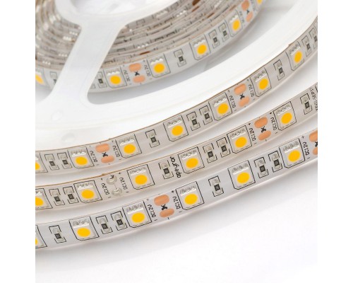 Светодиодная влагозащищенная лента Apeyron 14,4W/m 60LED/m 5050SMD теплый белый 5M 11BL