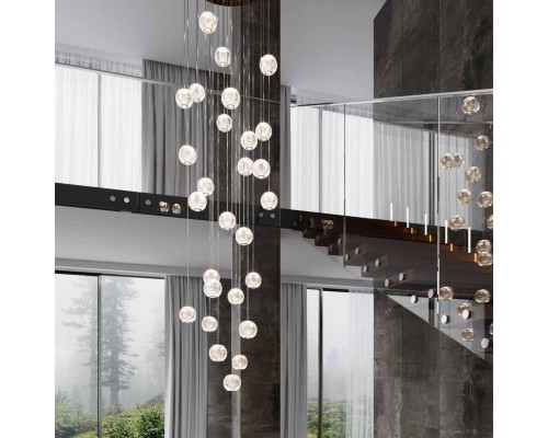 Подвесная светодиодная люстра Odeon Light Crystal 5008/120L Подвесная светодиодная люстра Odeon Light Crystal 5008/120L