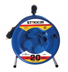 Удлинитель Stekker Professional 4гн 20м с/з PRF02-31-20 39785