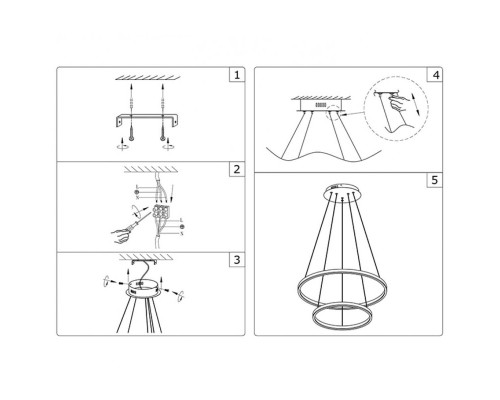 Подвесной светодиодный светильник Kink Light Тор 08219,01A(4000K) Подвесной светодиодный светильник Kink Light Тор 08219,01A(4000K)